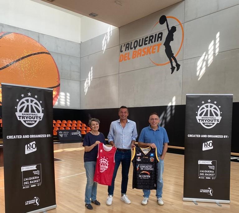 Fundadores de R&O Eventos en L'Alqueria del Basket